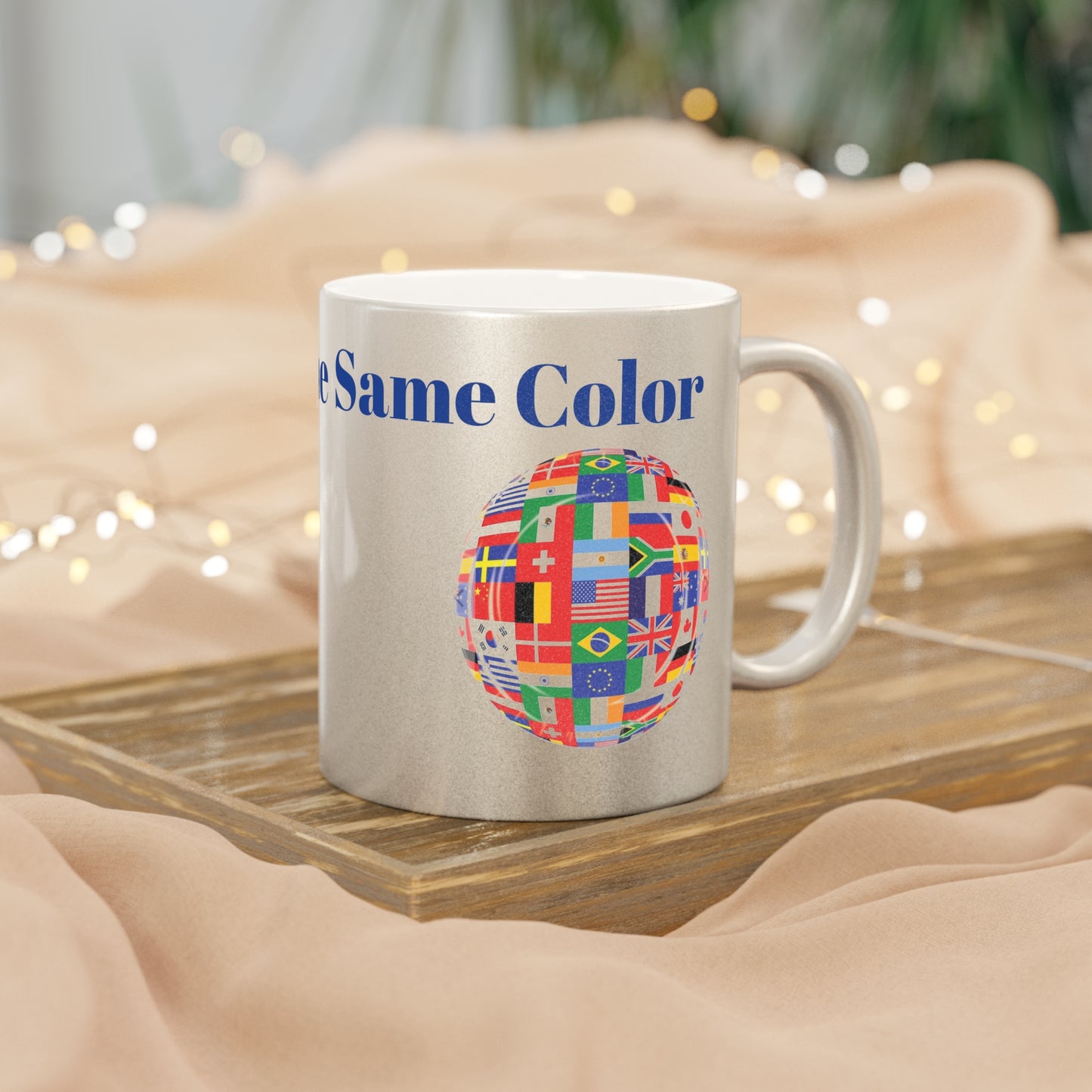 Inspirational Metallic Mug - "We R All The Same" - Perfect for Gifts & Home Decor