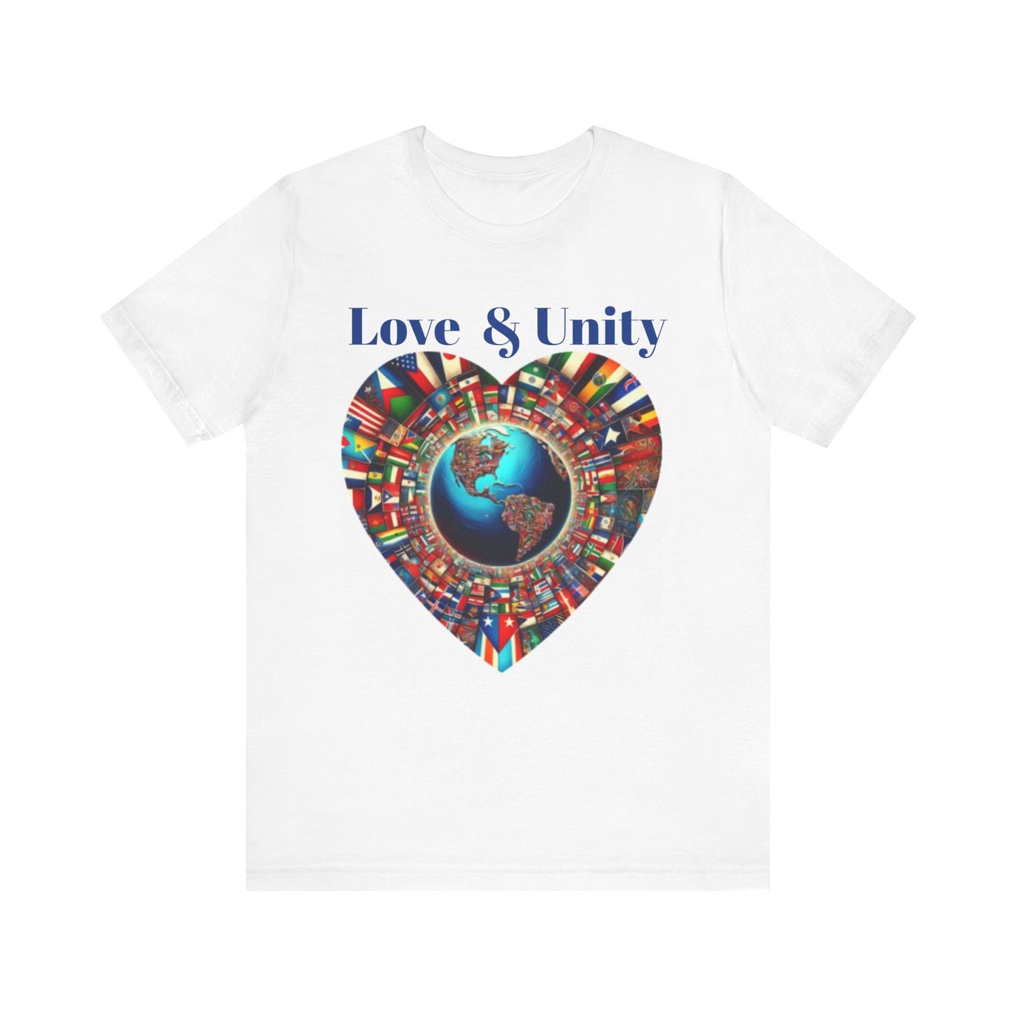 Love & Unity Unisex Tee - Celebrate Diversity with Heartfelt Design